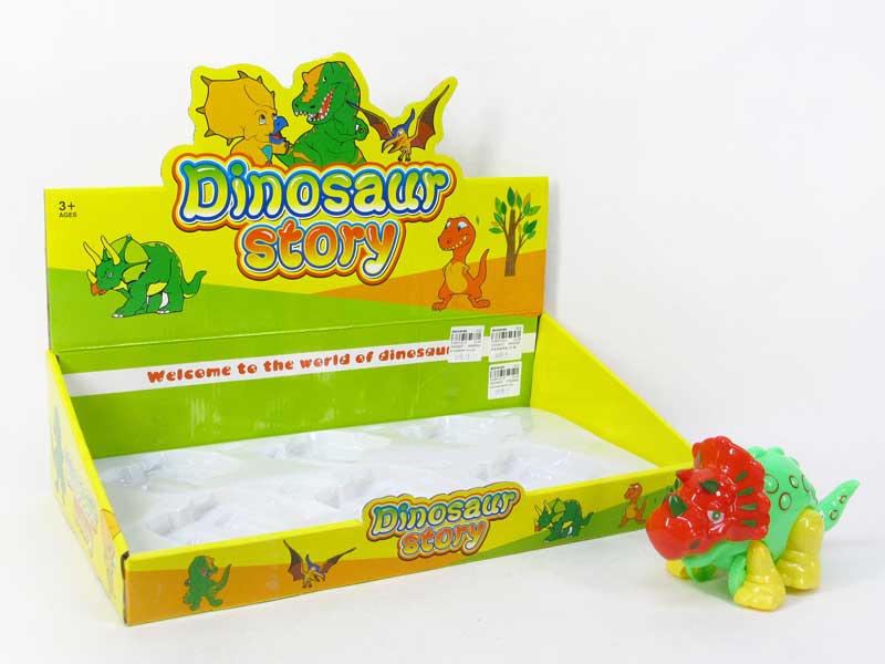 Pull Line Dinosaur W/L(6in1) toys