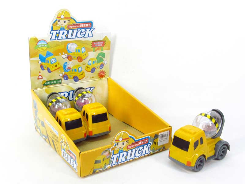 Pull Line Construction Car W/L(6in1) toys