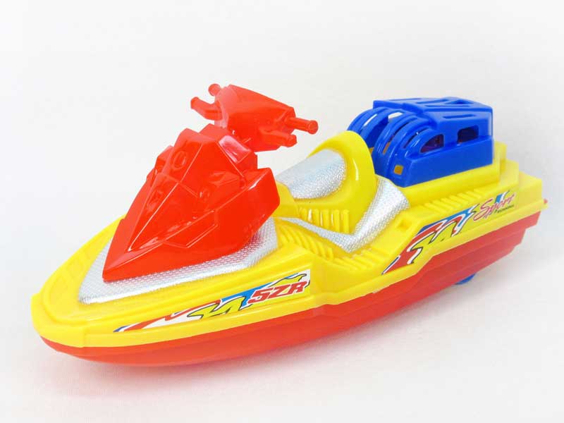 Pull Line Motor Boat W/L(3C) toys