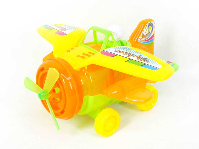 Pull Line Battle Plane W/L(3C) toys