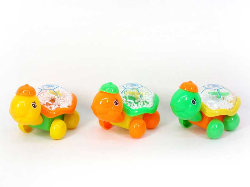 Pull Line Tortoise W/Snow(3C) toys