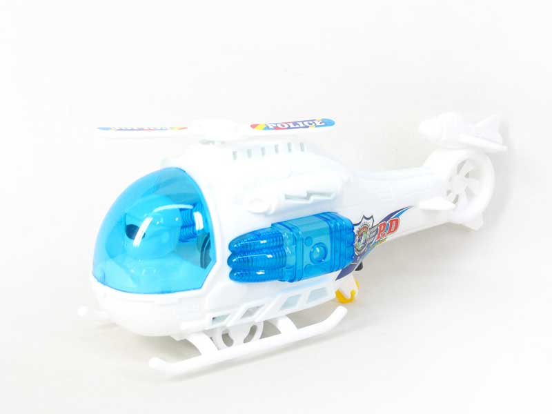 Pull Line Helicopter W/Bell(3C) toys