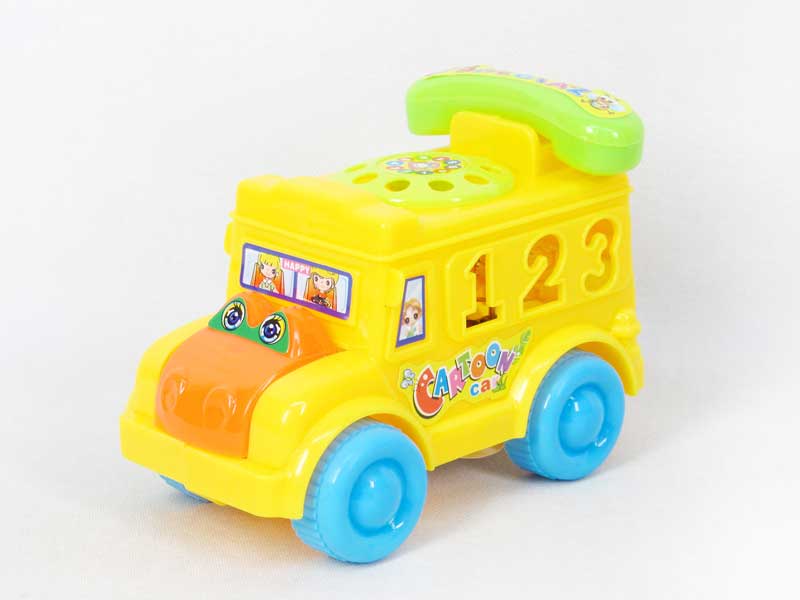 Pull Line Phone Car W/L(3C) toys