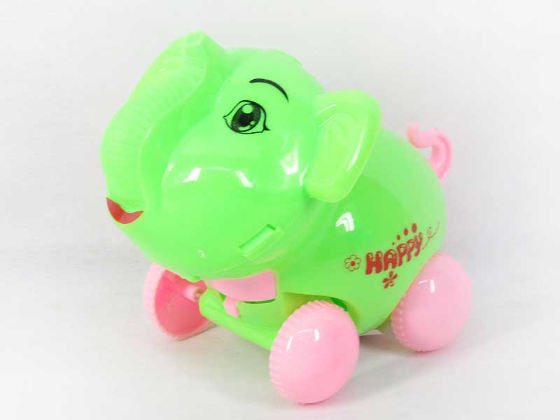Pull Linel Elephant W/L(4C) toys