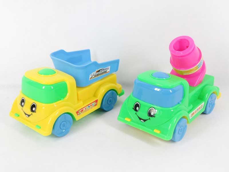 Pull Line Construction Truck(2S3C) toys