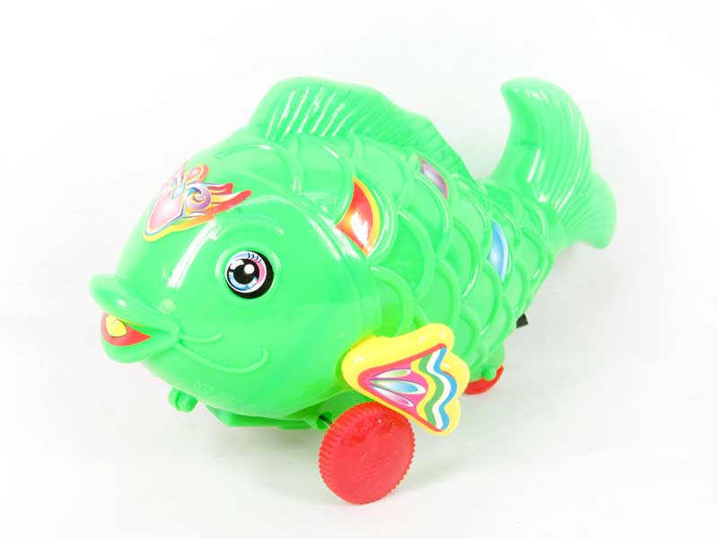 Pull Line Fish W/Bell(3C) toys