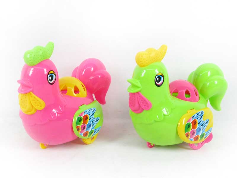 Pull Line Chicken W/Bell(3C) toys