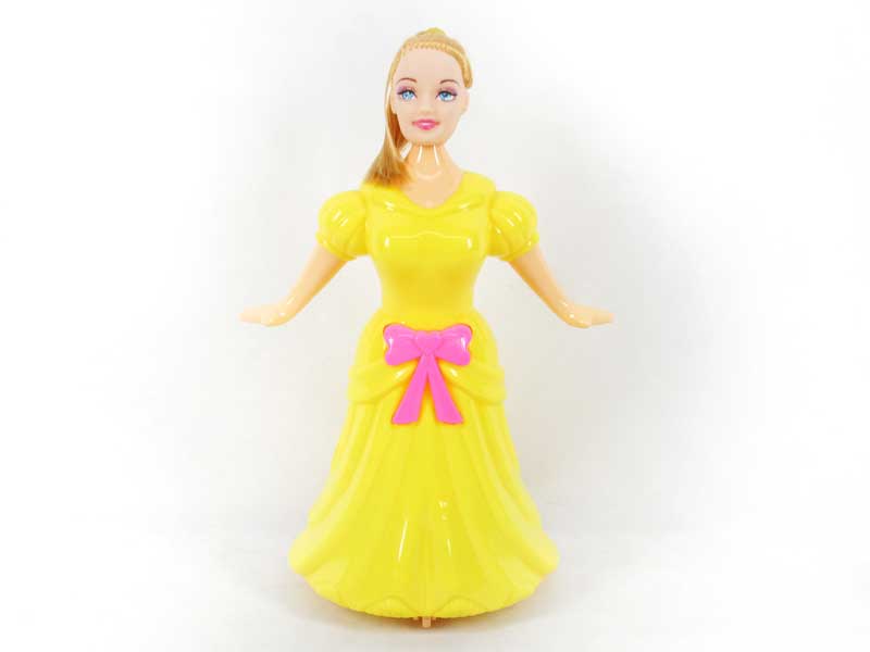 Pull Line Doll W/Bell(3C) toys