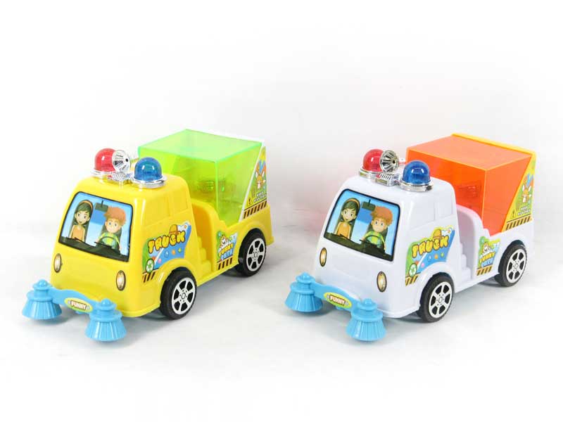 Pull Line Cleansing Car W/L(2C) toys