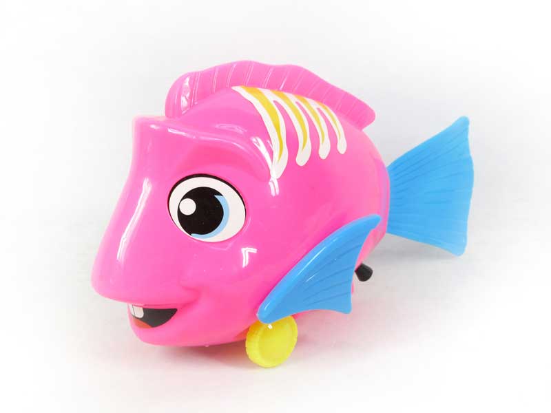 Pull Line Fish W/L(3C) toys