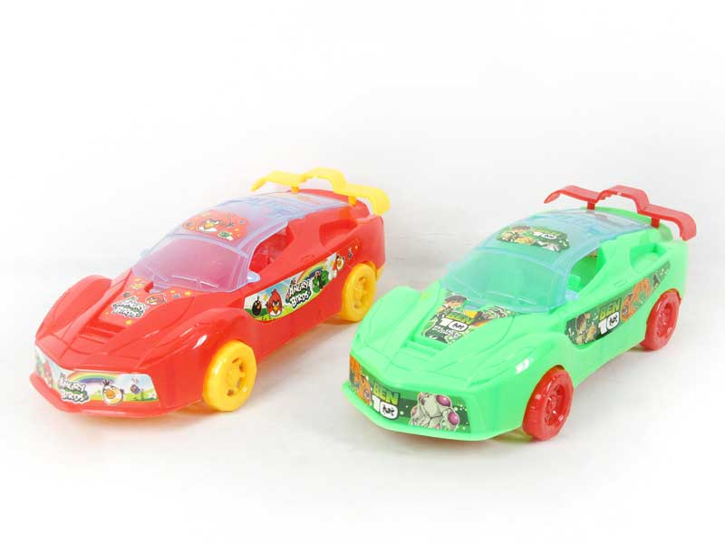 Pull Line Racoing Car W/L(3C) toys