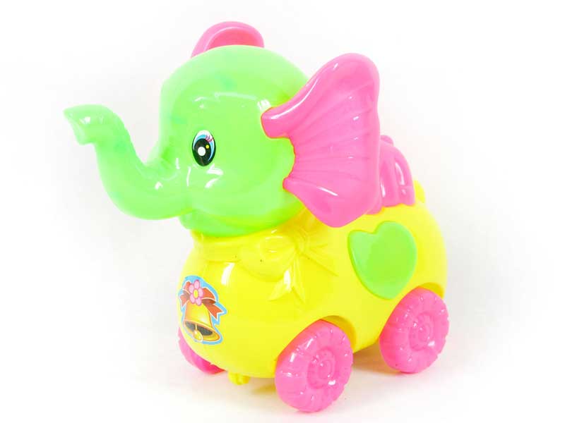Pull Line Elephant W/Bell(3C) toys