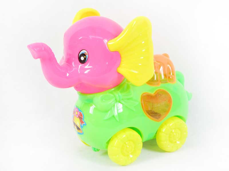 Pull Linel Elephant W/L(3C) toys