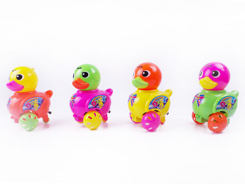 Pull Line Duck W/Bell(4C) toys