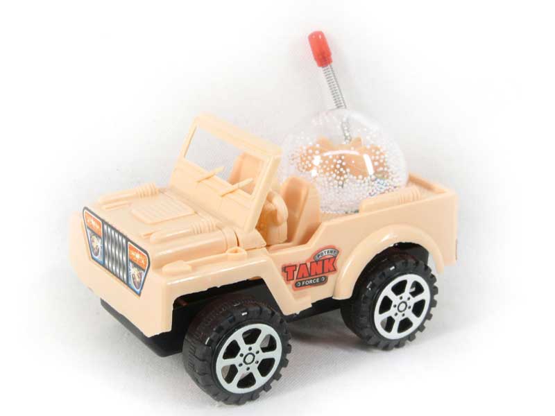 Pull Line Car W/Snow(2C) toys