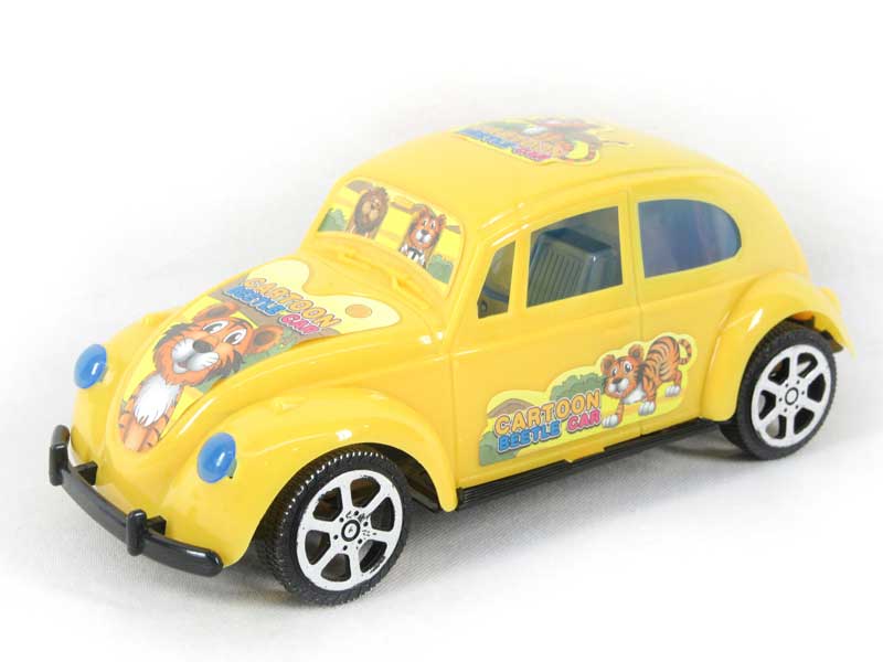Pull Line Animal Car W/L(3C) toys