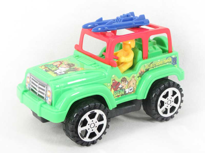 Pull Line Jeep W/Bell toys
