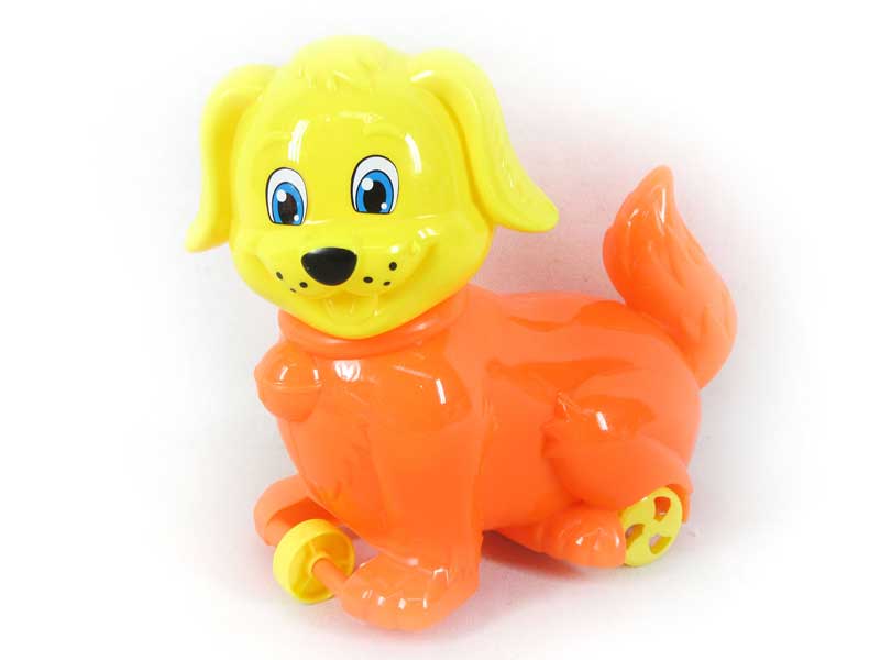 Pull Line Dog W/Bell(2C) toys