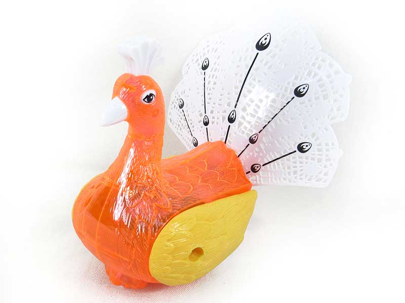 Pull Line Peacock W/Bell(2C) toys
