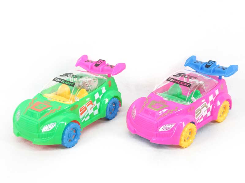 Pull Line Racoing Car W/L(4C) toys