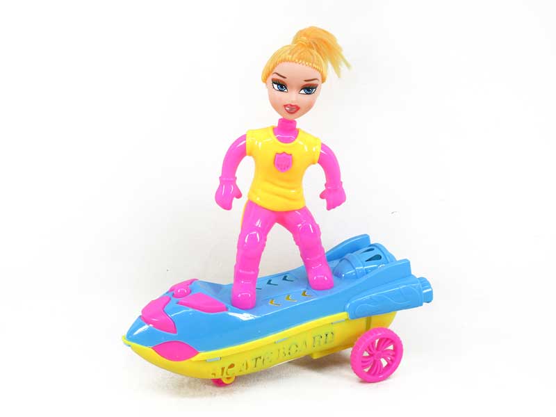 Pull Line Skateboard W/L(3C) toys