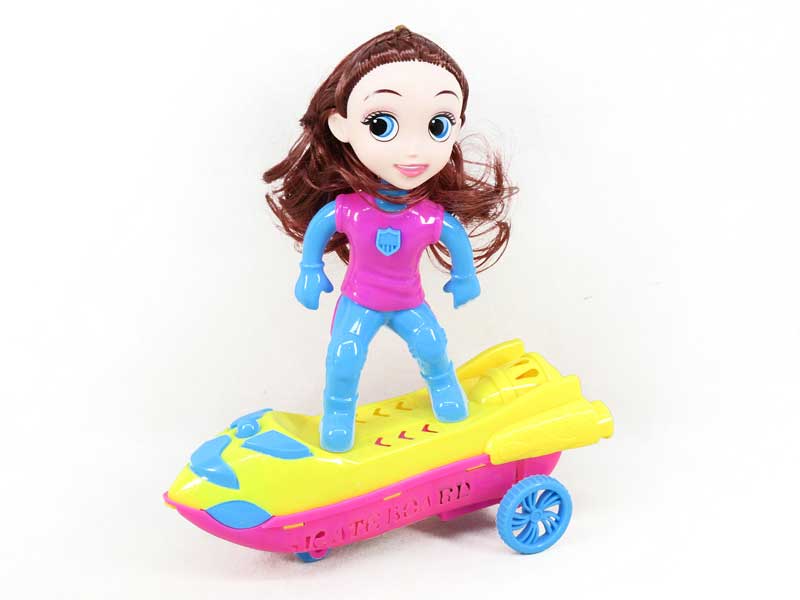 Pull Line Skateboard W/L(3C) toys