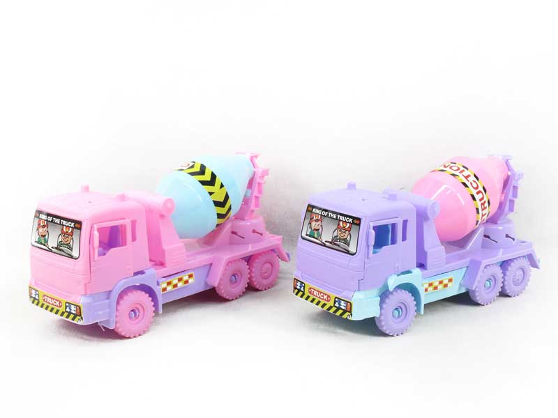Pull Line Construction Truck W/L(2C) toys