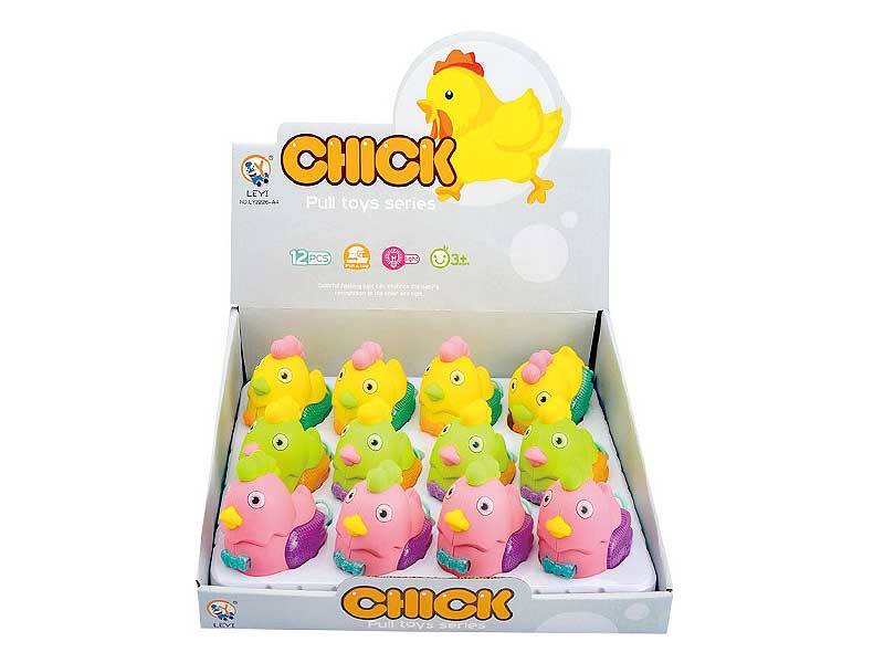 Pull Line Cock W/L(12in1) toys