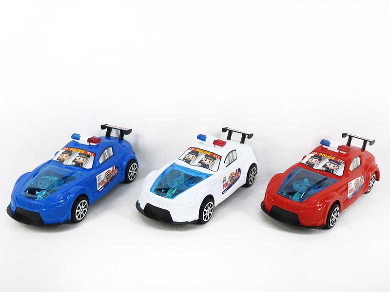 Pull Line Police Car W/L(3C) toys