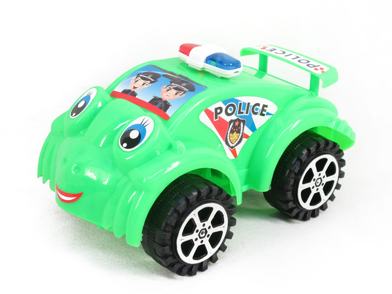Pull Line Police Car W/Bell toys
