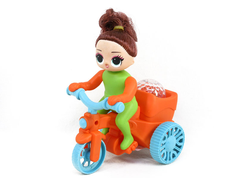 Pull Line Tricycle W/L(3C) toys