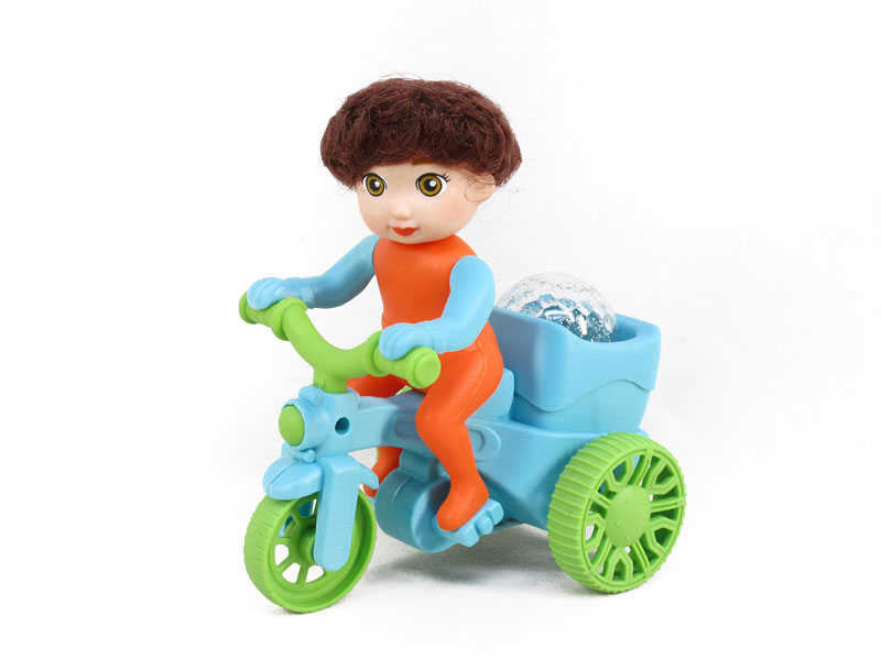 Pull Line Tricycle W/L(3C) toys