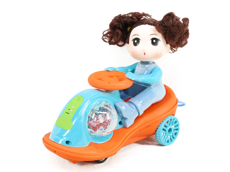 Pull Line Sway Car W/L(3C) toys