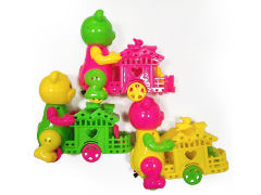 Pull Line Bear Push House(3C) toys
