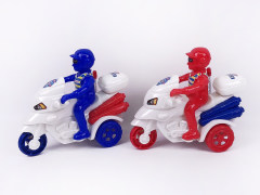 拉线警察坐人摩托车带铃(2色)
