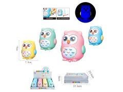 Pull Line Owl W/L(12in1) toys