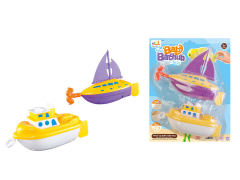 Pull Back Swimming Sailboat/Steamboat(2in1) toys