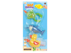 Pull Line Swimming Duck/Shark/Frog(3in1) toys