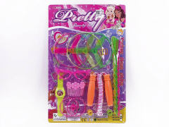 Flying Saucer & Rope Skipping & Beauty Set toys