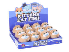 Pull Line Kittens Eat Fish(12in1) toys