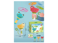 Pull Line Throwing And Catching Flying Saucers(3C) toys