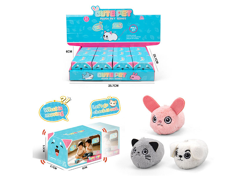 Pull Line Animal(12in1) toys