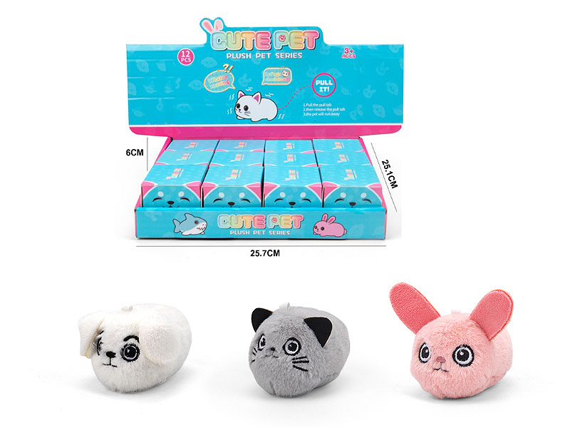 Pull Line Animal(12in1) toys