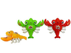 Pull Line Lobster  W/L(3C) toys