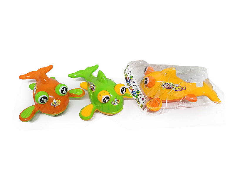 Pull Line Fish W/Bell(3C) toys