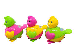 Pull Line Chicken W/Light(3C) toys
