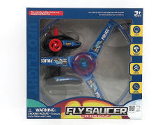 Pull Line Flying Saucer W/L toys