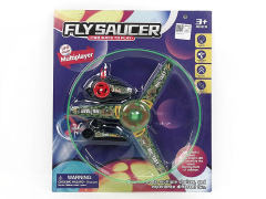 Pull Line Flying Saucer W/L toys
