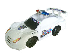 拉线警车带灯光