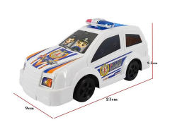 拉线商务警车带灯光